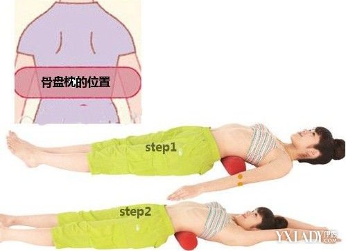 日本美容师骨盆枕头瘦腰法 打造迷人腰部曲线