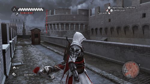 《刺客信条3：兄弟会》游戏后期爬梵蒂冈旗杆的方法（500米跳伞）图文解说