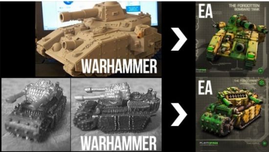 两游戏坦克造型对比