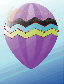 Illustrator实例教程：简单绘制热气球的方法_jcwcn.com