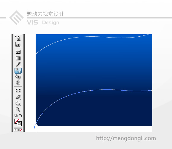 Illustrator实例教程：漂亮证卡变幻线的制作_中国