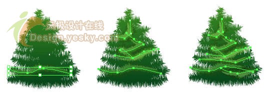 Illustrator矢量绘制实例：美丽圣诞树