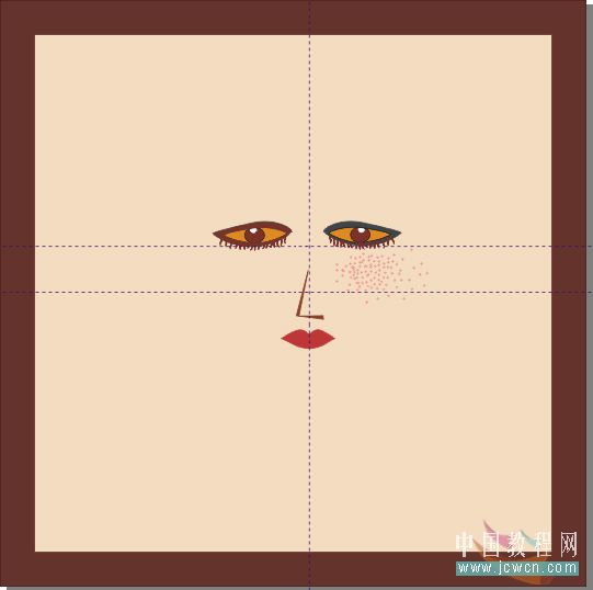 CorelDRAW鼠绘教程：矢量抽象人物装饰画的绘制_网页制作大宝库整理