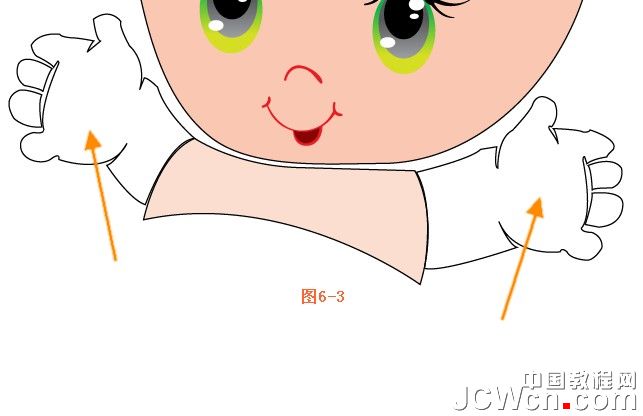 Illustrator鼠绘教程：教你画一个可爱卡通宝宝_中国