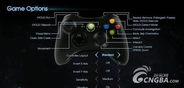 Xbox360《谋杀 灵魂疑犯》按键操作一览