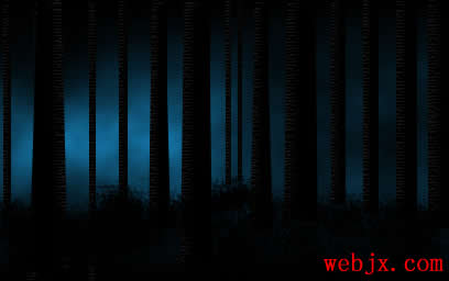 Photoshop打造逼真的夜晚森林画面