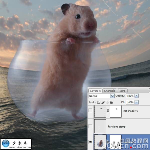 Photoshop合成教程：打造海盗鼠海上历险记_中国