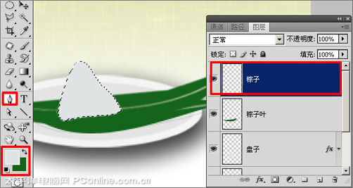 Photoshop CS4教程：创意绘制端午节海报—粽香情浓_中国