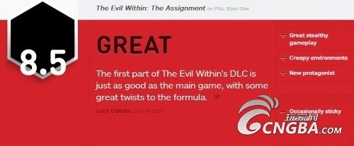 《恶灵附身》DLC IGN评分 恐怖奥义升华