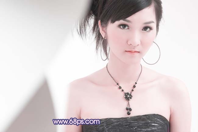 Photoshop教程：美化人物肤色并调出艳丽的粉色调_中国