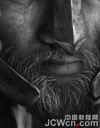 Photoshop鼠绘教程：绘制忧郁的古代西洋武士肖像_中国