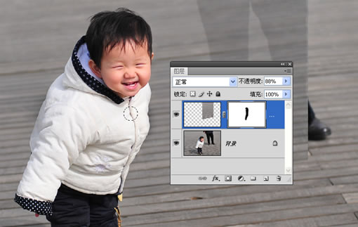 Photoshop CS4教程：去除照片上无用的非主体元素_中国