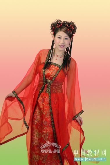 Photoshop抠图教程：教你抠出红色婚纱的技巧_中国