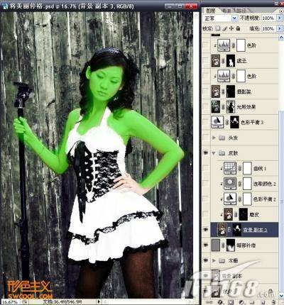 Photoshop后期教程：艺术人像后期处理及思路_中国