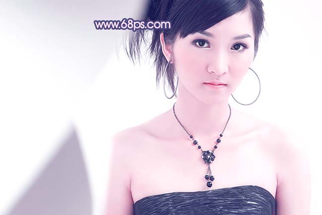 Photoshop教程：美化人物肤色并调出艳丽的粉色调_中国