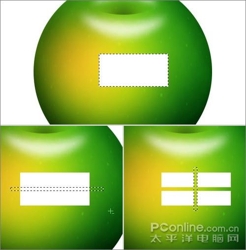 Photoshop鼠绘教程：逼真闪亮青苹果的绘制方法_中国