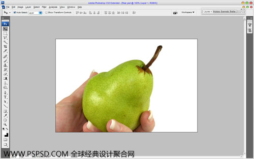 Photoshop合成教程：人面鸭梨创建技巧_中国