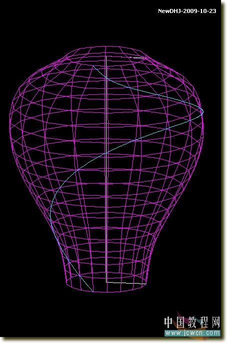 AutoCAD三维建模教程：通过陶罐实例讲解螺旋体的制作方法_中国