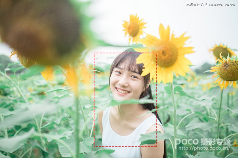 Photoshop调出向日葵中女孩日系暖色效果,PS教程,图老师教程网
