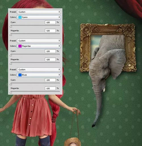 Photoshop合成创意风格的动物舞台场景,PS教程,图老师教程网