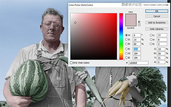 Photoshop快速的给老照片添加真实的颜色,PS教程,图老师教程网