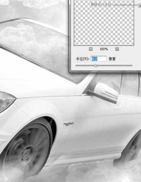 Photoshop设计高大上的奔驰汽车海报教程,PS教程,图老师教程网