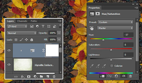 Photoshop制作唯美的秋季枫叶艺术字教程,PS教程,图老师教程网