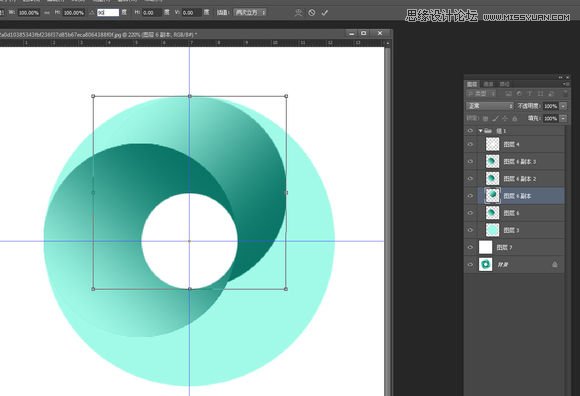 Photoshop制作立体风格的圆形旋涡图形图标,PS教程,图老师教程网