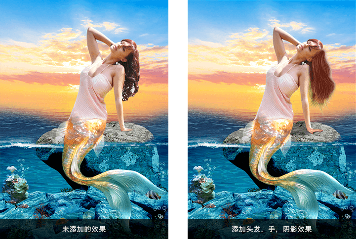 Photoshop合成夏日创意的美人鱼海报教程,PS教程,图老师教程网