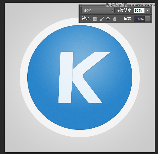 Photoshop设计蓝色风格的酷狗软件图标教程,PS教程,图老师教程网