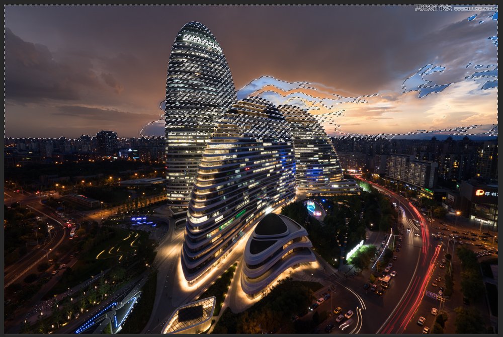 Photoshop合成超酷的城市夜景效果图教程,PS教程,图老师教程网