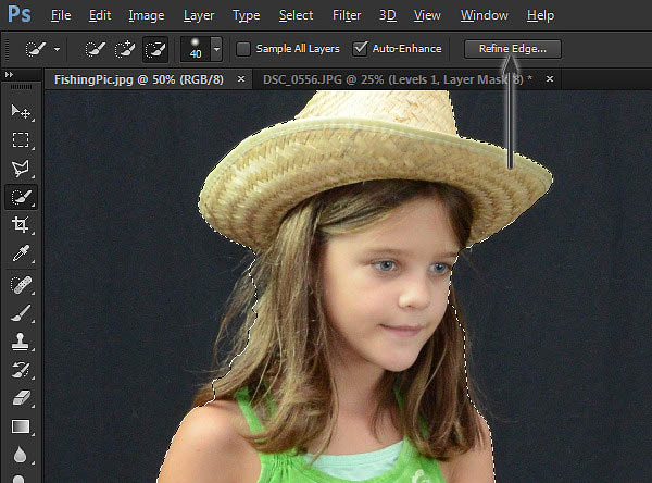 Photoshop合成做在小草上钓鱼的微观小女孩,PS教程,图老师教程网