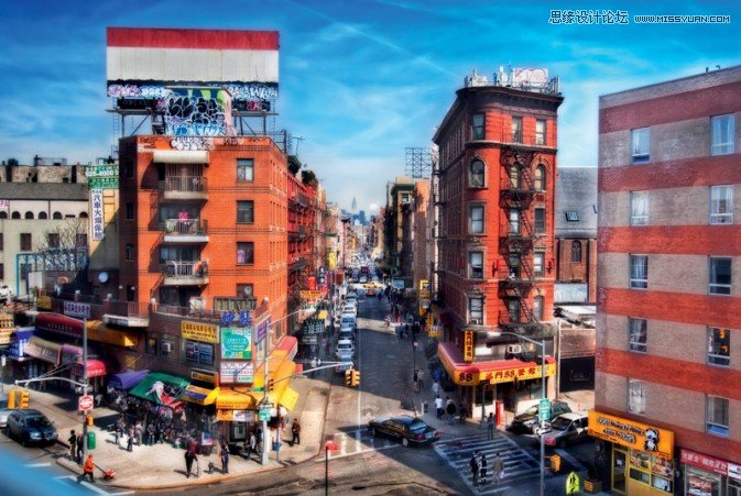 Photoshop两种方法打造怀旧街景,PS教程,图老师教程网