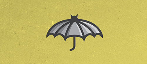 以雨伞为设计元素的LOGO设计欣赏,PS教程,图老师教程网