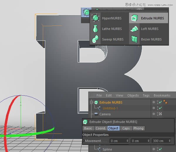 Photoshop结合C4D制作三维立体艺术字,PS教程,图老师教程网