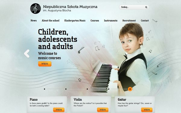 34个国外优秀的音乐主题网站作品,PS教程,图老师教程网