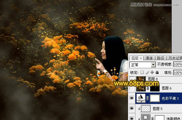 Photoshop调出油菜花人像秋季黄色调,PS教程,图老师教程网