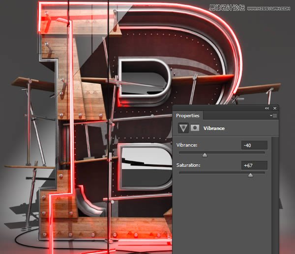 Photoshop结合C4D制作三维立体艺术字,PS教程,图老师教程网