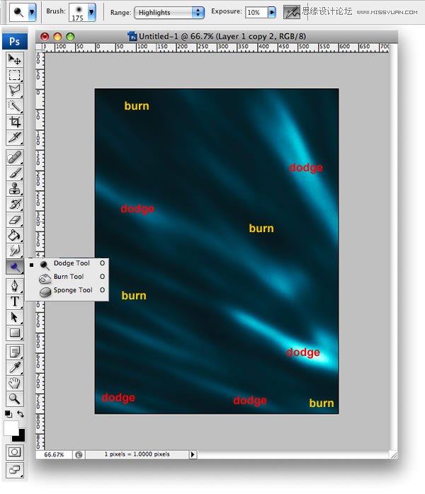 Photoshop设计超酷的蓝色星空海报教程,PS教程,图老师教程网