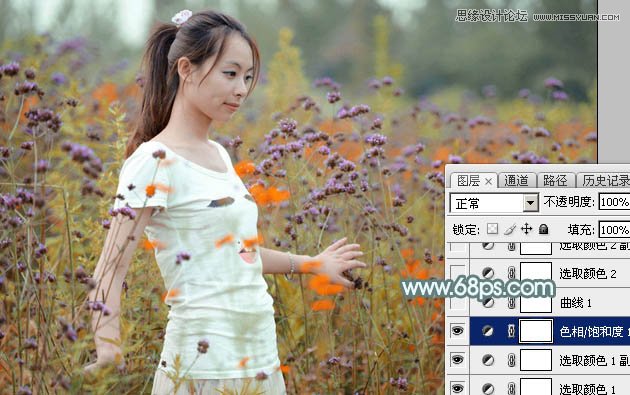 Photoshop调出外景人像唯美的暖色效果,PS教程,图老师教程网
