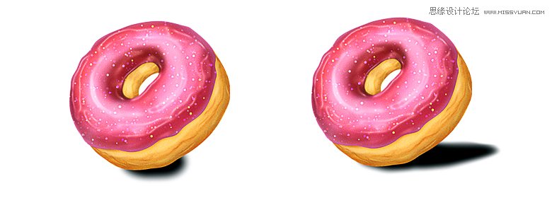 Photoshop绘制美味可口的甜甜圈教程,PS教程,图老师教程网