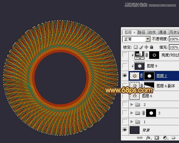 Photoshop制作抽象光线效果的立体花朵,PS教程,图老师教程网