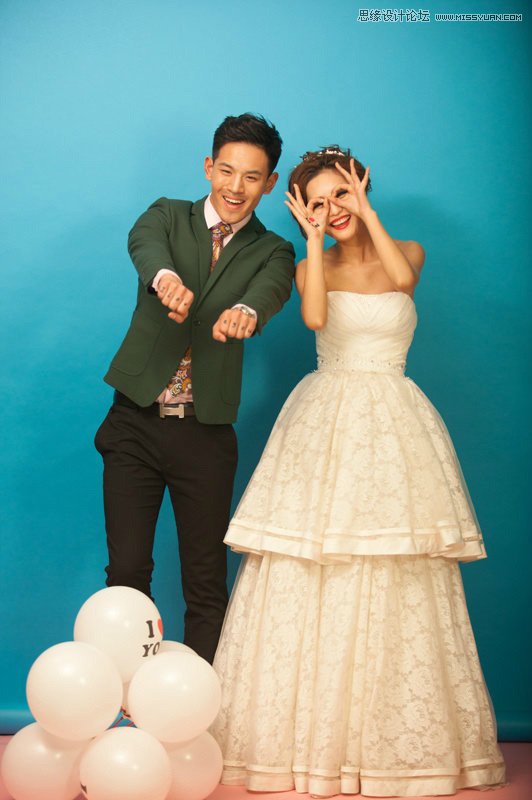 Photoshop调出室内婚片时尚韩式风格效果,PS教程,图老师教程网