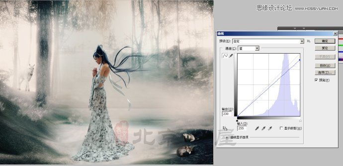 Photoshop创意合成梦幻丛林中CG美女,PS教程,图老师教程网