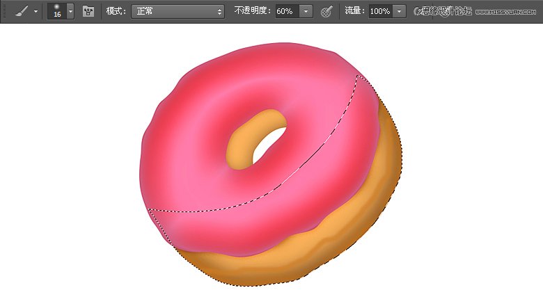 Photoshop绘制美味可口的甜甜圈教程,PS教程,图老师教程网