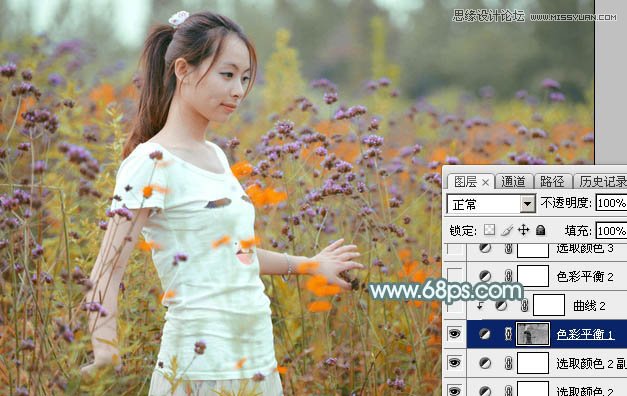 Photoshop调出外景人像唯美的暖色效果,PS教程,图老师教程网