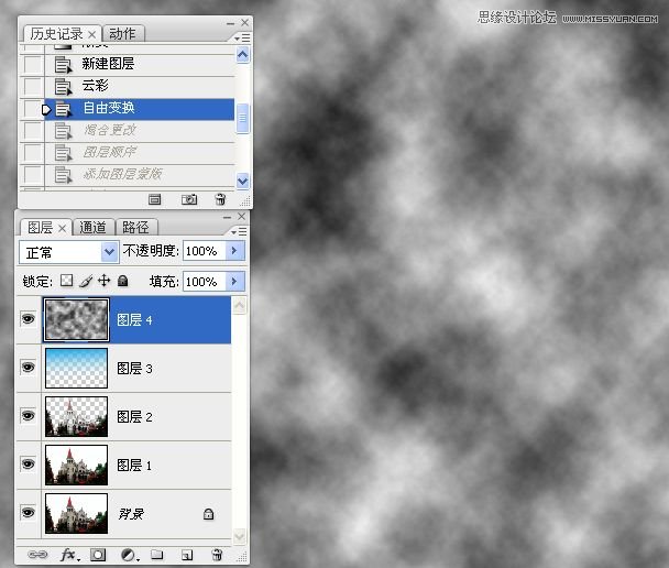 Photoshop使用通道为天空添加云彩,PS教程,图老师教程网
