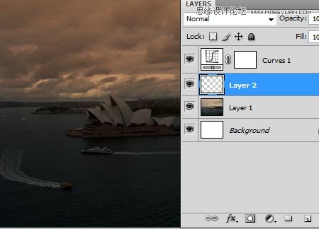 Photoshop给悉尼歌剧院添加傍晚霞光效果,PS教程,图老师教程网