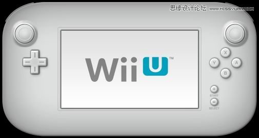 Photoshop绘制任天堂Wii游戏手柄,PS教程,图老师教程网