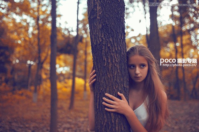 Photoshop调出森林人像秋季唯美艺术效果,PS教程,图老师教程网